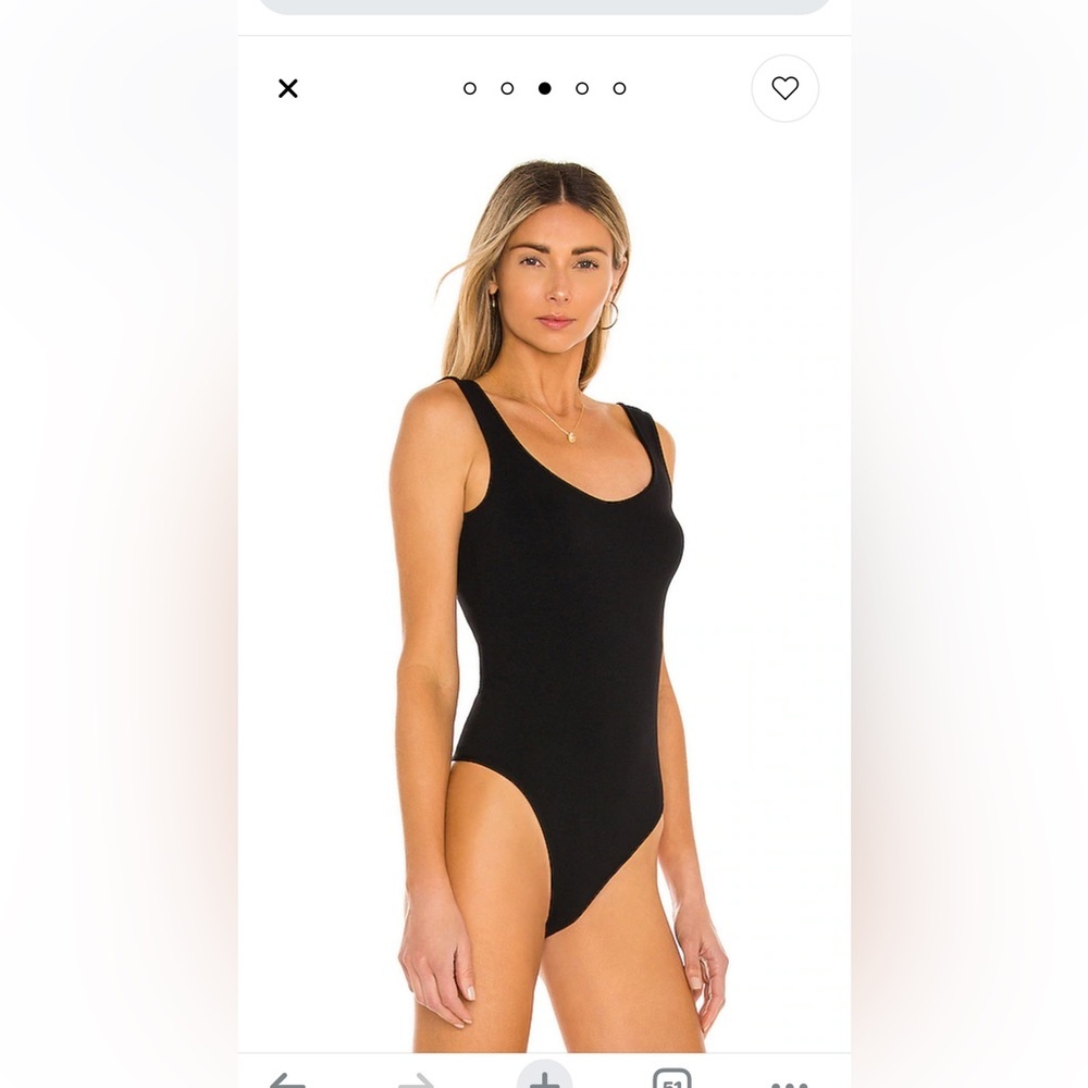 Free People Clean Lines Bodysuit Black Size XS/S Never Worn Perfect Condition - Picture 5 of 10
